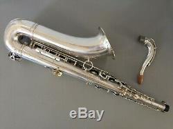 Original Selmer Saxophone tenor silver Serial # 53498 in perfect condition