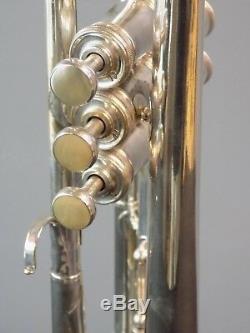 Pre-War 1930's Silver-Plated French Besson Brevete Trumpet Ser. #94951