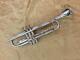 Pre-war Fabrication Francais Perfectionee Silver Plated Trumpet By Besson-c. 1925