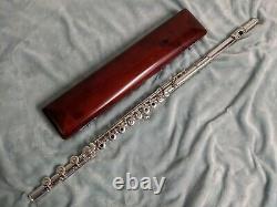 Pro Muramatsu Flute EX III, Open Hole, Low B, Pointed Key-Arms New Pads