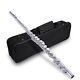Professional 16-holes C Key Concert Flute Closed Pore Cupronickel Silver Plated