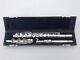 Professional 17 Open Hole Silver-plated Carved Flute French Key E Key B Foot