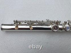 Professional 17 Open Hole Silver-Plated Carved Flute French Key E Key B Foot