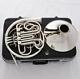 Professional Double French Horn Silver Nickel Plated F/bb 4 Keys New Case