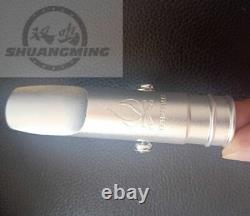 Professional Eb Alto sax Metal mouthpiece ligature cap 7# Silver-plated