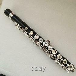 Professional Ebony Flute C Key 17 Open Hole Low B Band
