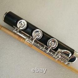 Professional Ebony Flute C Key 17 Open Hole Low B Band