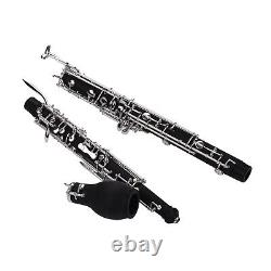 Professional English Horn Alto Oboe F Key Synthetic Wood Body Silver-plated Keys