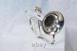 Professional Flugelhorn 3 Valves Silver Plated with Hard Case & Mouthpiece
