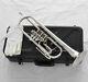 Professional Jinbao Rotary Valves Trumpet Silver Nickel Plated B-flat Horn New