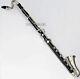 Professional Low C Bass Clarinet Bakelite Body Silver Nickel Key With Case