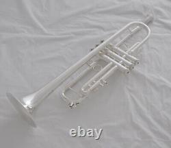 Professional Reversed Lead pipe Bb tone Silver plate Trumpet Horn Bell 4-7/8'