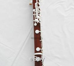 Professional Rose wooden Material Oboe Silver Plated C key Brand new Wood Case
