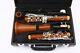 Professional Rosewood Bb Key Clarinet Silver Plated Good Sound With Free Case