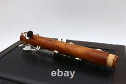 Professional Rosewood Bb Key Clarinet Silver Plated Good Sound with Free Case