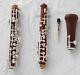Professional Rosewood Semiautomatic Oboe Silver Plated C Key With Wood Case