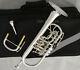 Professional Rotary Valve Trumpet C Key Upper Register Silver Plated New