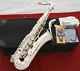 Professional Silver C Melody Saxophone With 2 Necks Free Shipping