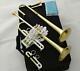 Professional Silver Eb D Trumpet 2 Exchange Bell New