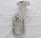 Professional Silver Nickel Plated Compensating Baritone Horn Bb Keys With Case