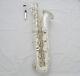 Professional Silver Plated Baritone Eb Saxophone Sax Low A Key With Case
