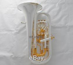 Professional Silver Plated Compensating Euphonium Trigger Key With Case Warranty