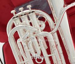 Professional Silver Plating WBH-405 Compensating Baritone Horn FREE Shipping