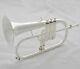 Professional Silver Plated Bb Flugelhorn Monel Valve Brand New Horn With Case