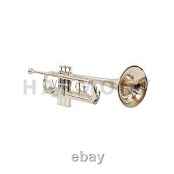 Professional Trumpet Bb Silver Plated Expert's Choice with Hard Case & MP