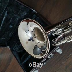Professional Yamaha 6610s soprano cornet Denis Wick goldplated mouthpiece