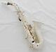 Professional New Taishan Curved Soprano Saxophone Satin Silver Sax Italian Pads