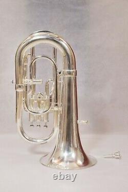 Professionals Euphonium 4 Valves Silver Bb/f Expert Choice with Hard case & MP