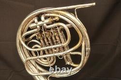 Rare 1934 King H. N White French Horn Schmidt Pelletier Model Piston Thumb
