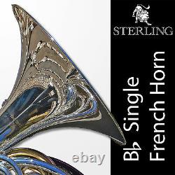 SILVER PLATED. Bb SWFH-700 Single STERLING FRENCH HORN. Pro. SAVE $200