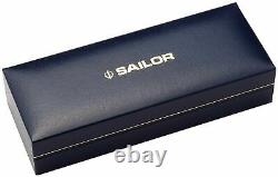 Sailor Professional Gear Silver Fountain Pen Black Broad Nib 11-2037-620