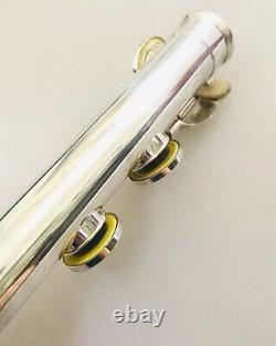 Sankyo Prima Etude(=201). 925 Silver Head Flute-Professionally Serviced