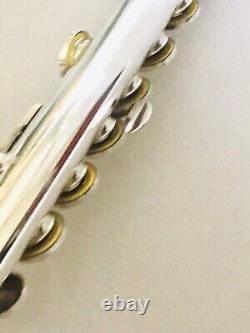 Sankyo Prima Etude(=201). 925 Silver Head Flute-Professionally Serviced