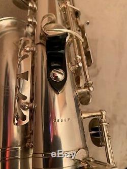Saxophone alto rampone & cazzani R1jazz silver plated