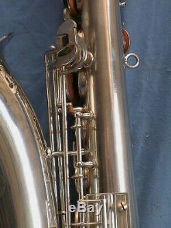 Saxophone vintage Keilwerth tenor The New King tenor 1958 silver angel wings