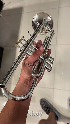 Schilke Custom Made B5 Professional Trumpet-Copper Bell Silver Plated-Mint Cond