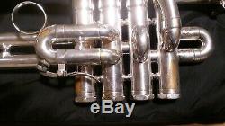 Schilke P5-4 Bb/A Piccolo Trumpet, Silver-Plated