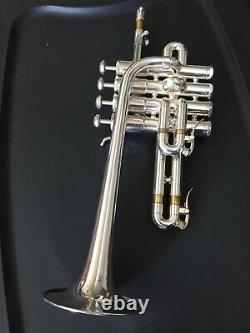 Schilke P5-4 Bb/A Piccolo Trumpet in Silver Plate slightly used excellent cond