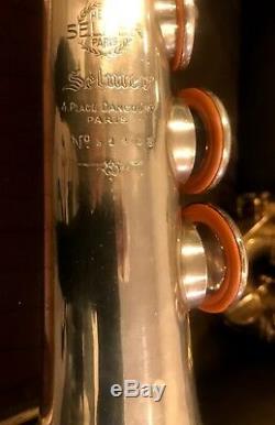 Selmer Super Balanced Original Silver Plate Bb Soprano Saxophone 51xxx New Pads