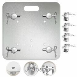 Set of 2 Pro 24x24IN Aluminum Top/Base Plates for Standard F34 Box Truss