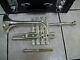 Silver Piccolo Trumpet, Bb/a Key, 4 Monel Piston With Hard Case