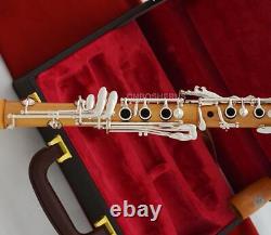 Silver Plated 19 Key Professional Boxwood Wooden Clarinet Grenadilla CLARINETS