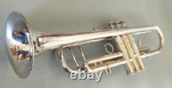 Silver Plated B&S Challenger 3137 Professional Trumpet Made in Germany with Case