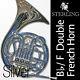 Silver-plated Bb/f Double French Horn Sterling Pro Quality Brand New