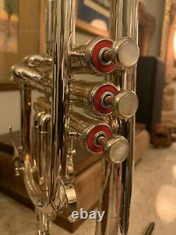 Silver Plated Los Angeles Recording Cornet withGold Wash Bell