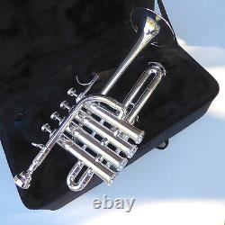 Silver Plated Sterling Pro Bb Piccolo Trumpet. SWTR-377S. Free Express Post